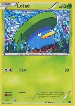 Carta Lotad — McDonald's Collection 2015 2/12
