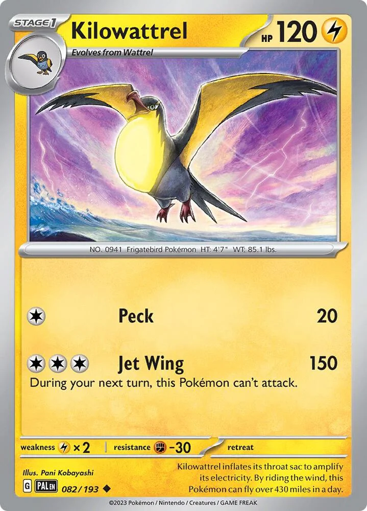 Kilowattrel 8/15