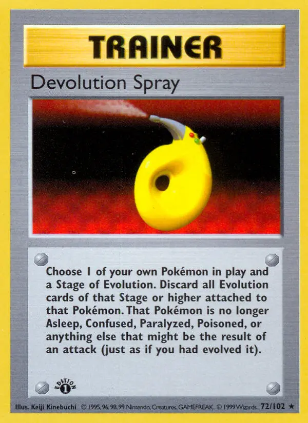 Carta Devolution Spray — Base Set 72/102