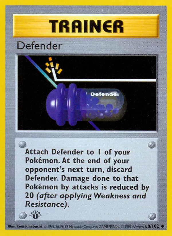 Carta Defender — Base Set 80/102