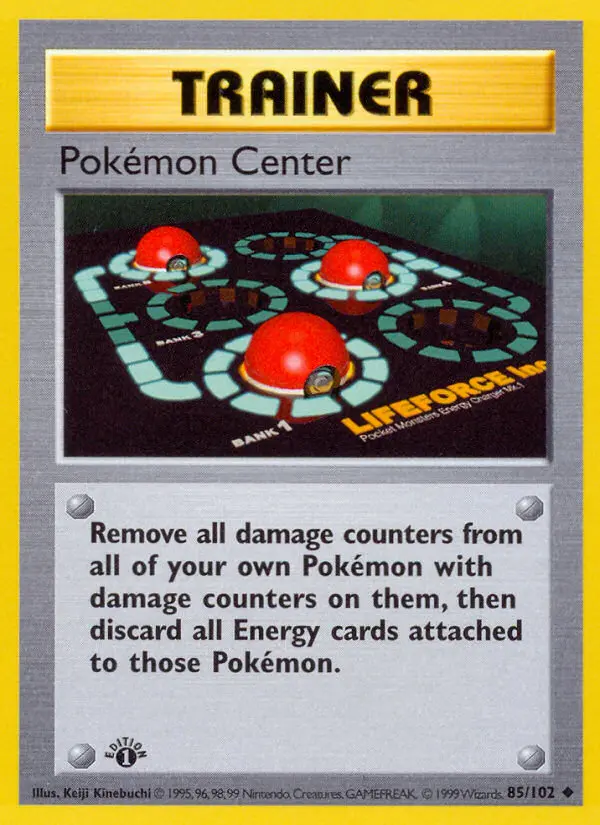 Carta Pokémon Center — Base Set 85/102