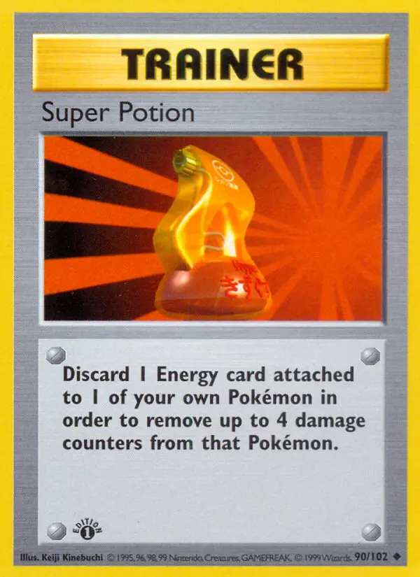 Carta Super Potion — Base Set 90/102