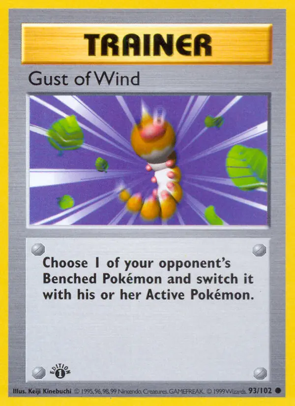 Carta Gust of Wind — Base Set 93/102