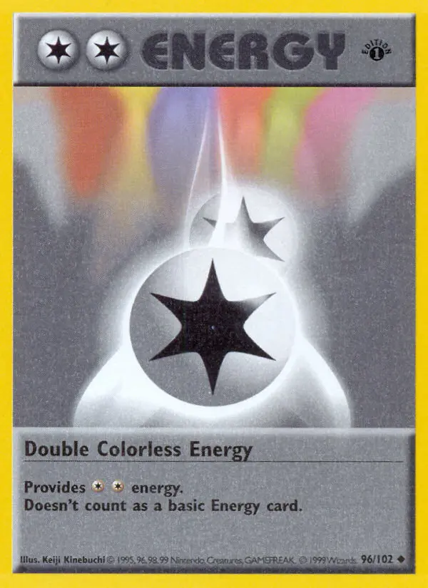 Carta Double Colorless Energy — Base Set 96/102