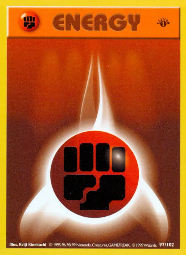 Carta Fighting Energy — Base Set 97/102