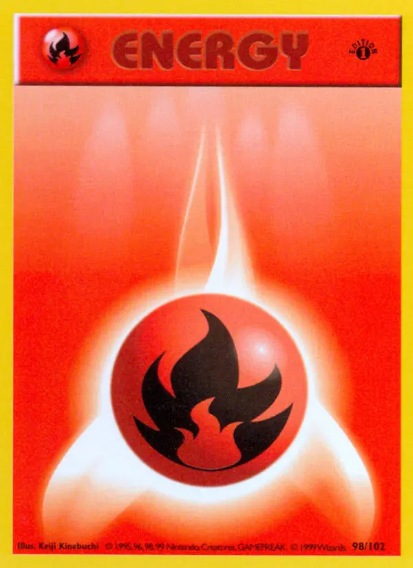 Carta Fire Energy — Base Set 98/102