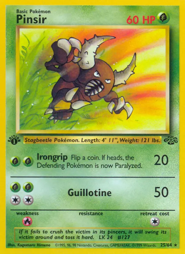 Carta Pinsir — Jungle 25/64