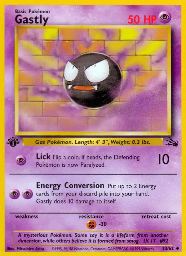 Gastly 33/62