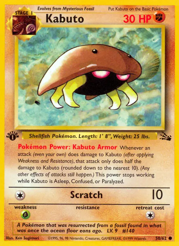 Carta Kabuto — Fossil 50/62