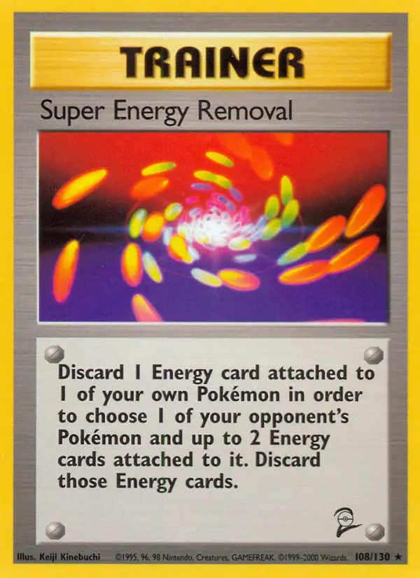 Carta Super Energy Removal — Base Set 2 108/130