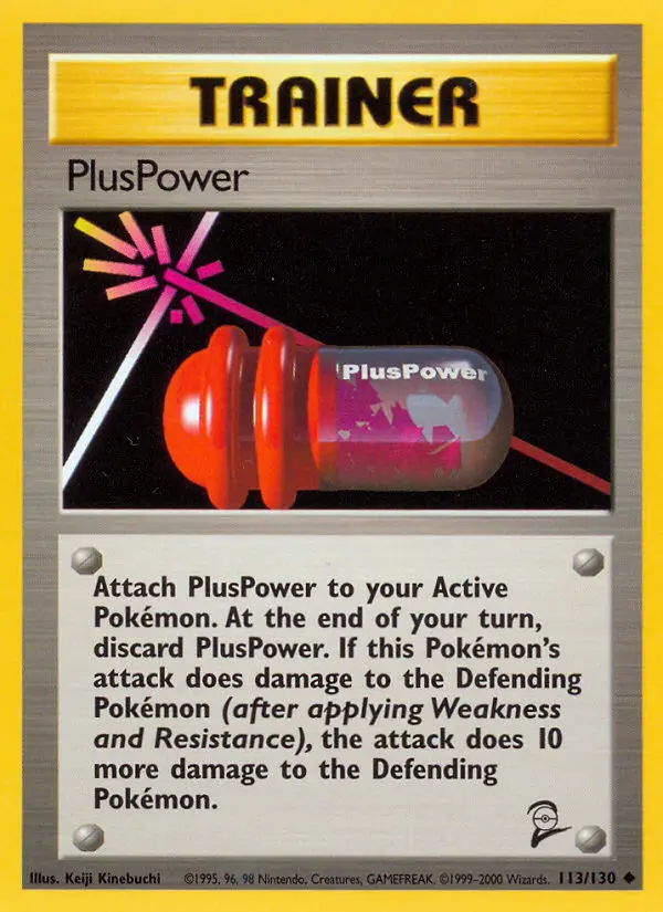 Carta PlusPower — Base Set 2 113/130