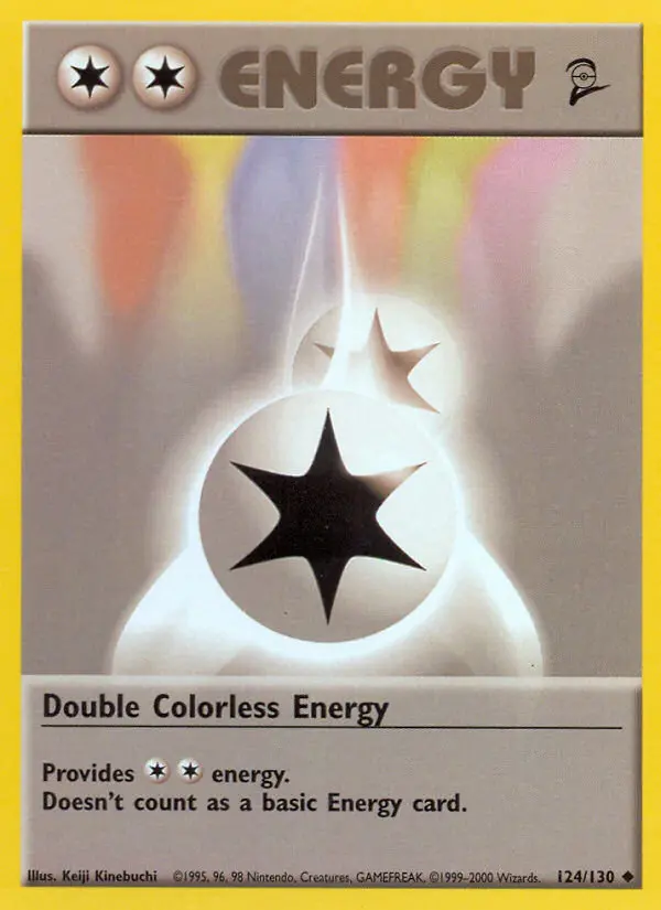 Carta Double Colorless Energy — Base Set 2 124/130