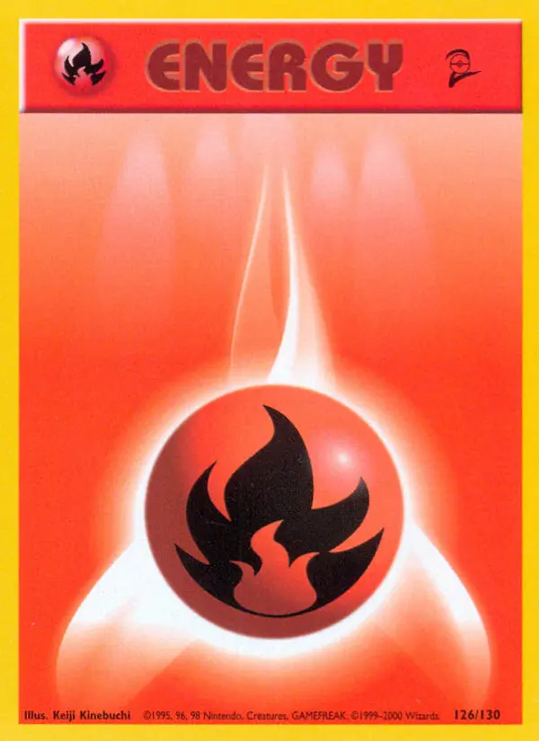 Carta Fire Energy — Base Set 2 126/130