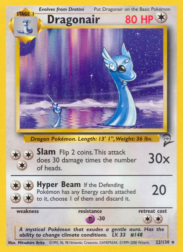Carta Dragonair — Base Set 2 22/130