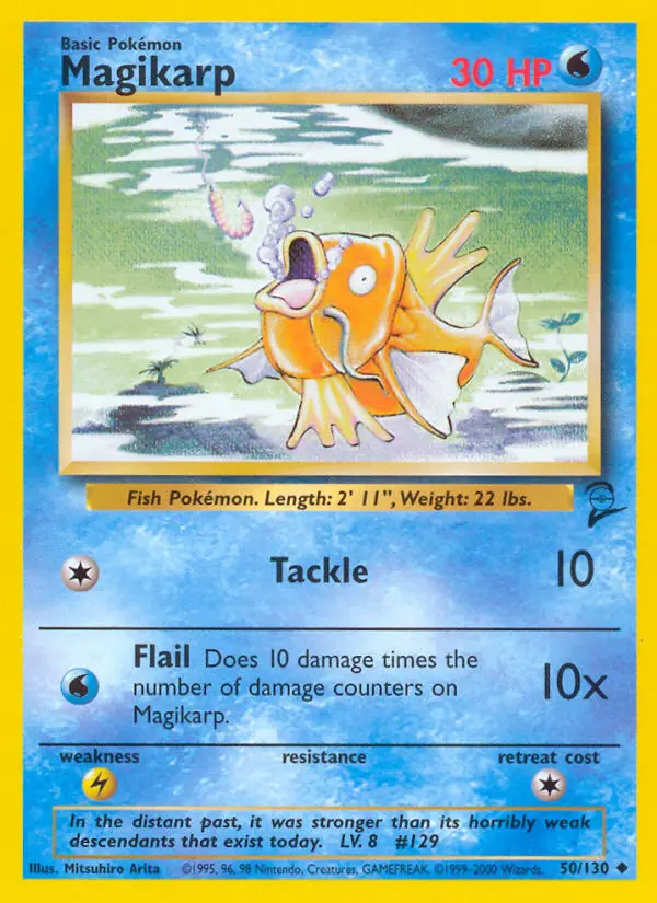 Carta Magikarp — Base Set 2 50/130