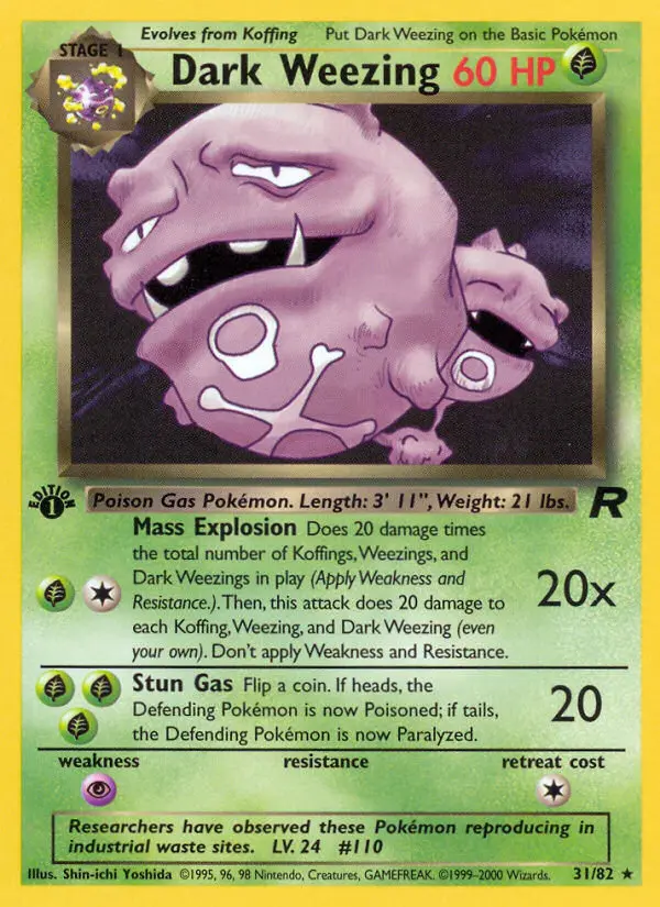 Dark Weezing 31/82