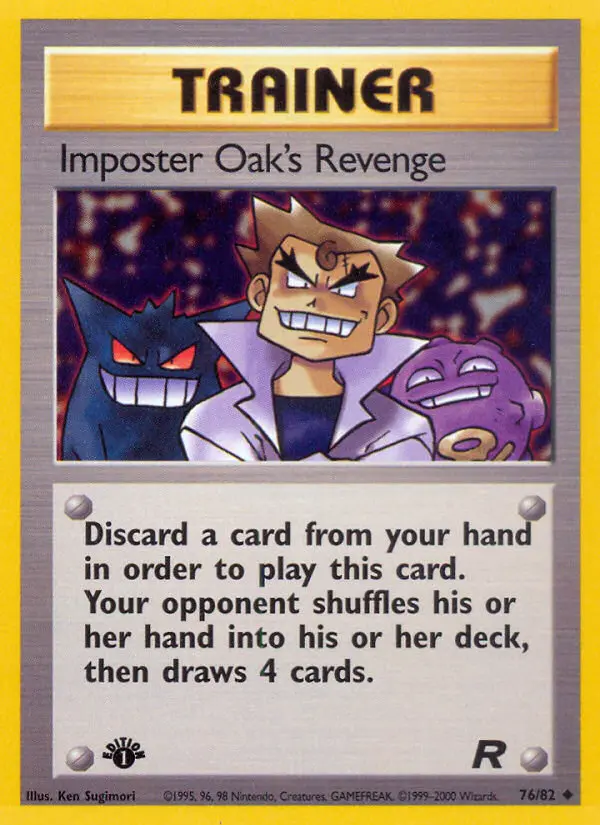 Carta Imposter Oak's Revenge — Team Rocket 76/82