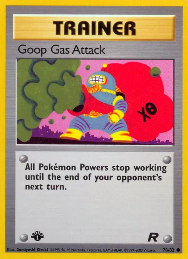 Carta Goop Gas Attack — Team Rocket 78/82