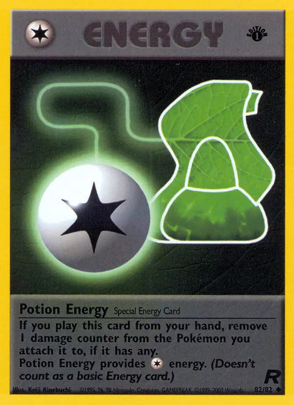Carta Potion Energy — Team Rocket 82/82