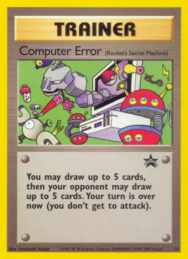 Carta Computer Error — Wizards Black Star Promos 16/53