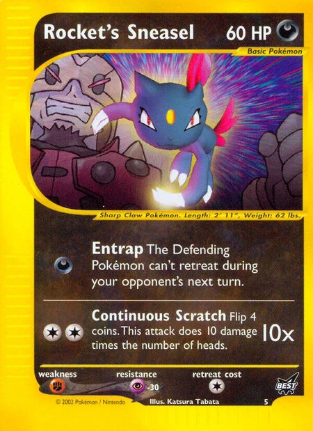 Rocket’s Sneasel 5/9