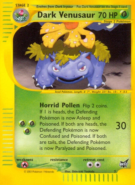 Dark Venusaur 7/9