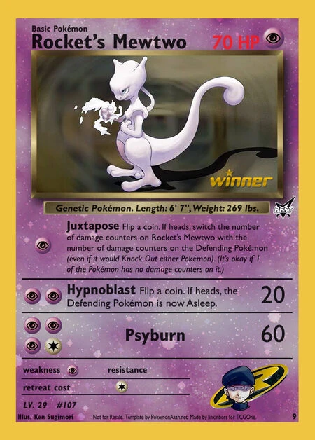 Rocket’s Mewtwo 8/9
