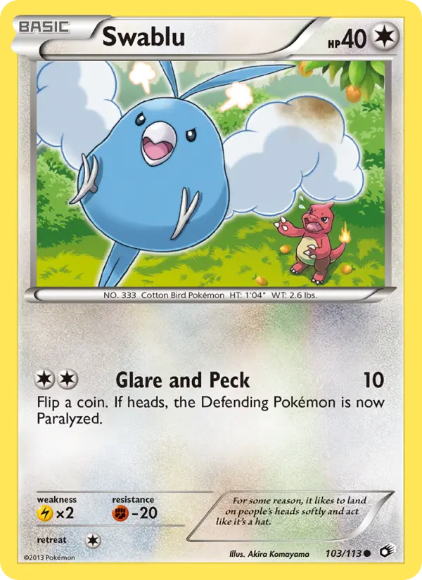 Carta Swablu — Legendary Treasures 103/113