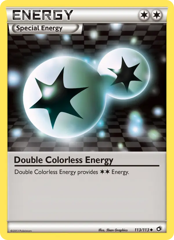 Carta Double Colorless Energy — Legendary Treasures 113/113