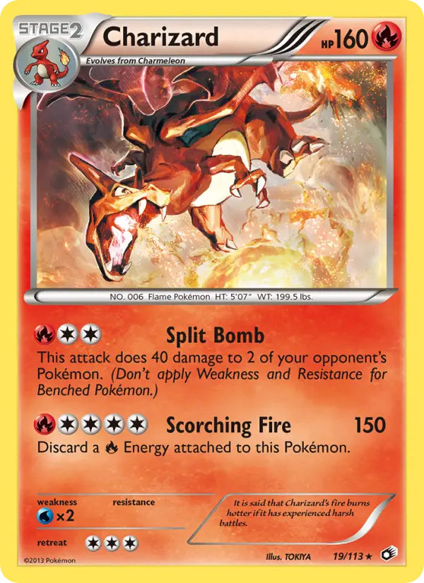 Carta Charizard — Legendary Treasures 19/113