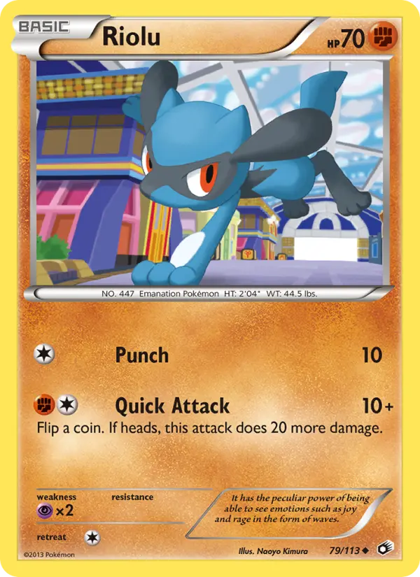 Carta Riolu — Legendary Treasures 79/113