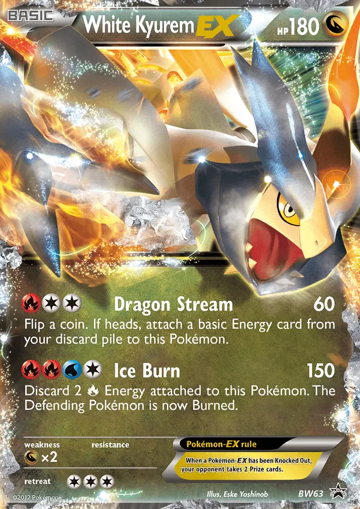 White Kyurem-EX BW63/101