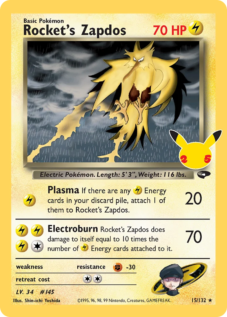 Rocket's Zapdos 15A3/25