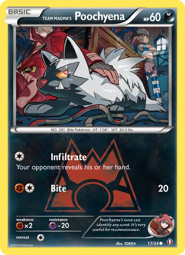 Poochyena da Equipe Magma 17/34