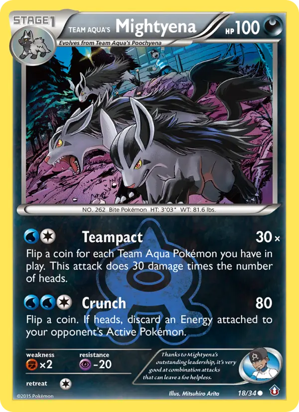 Mightyena da Equipe Aqua 18/34