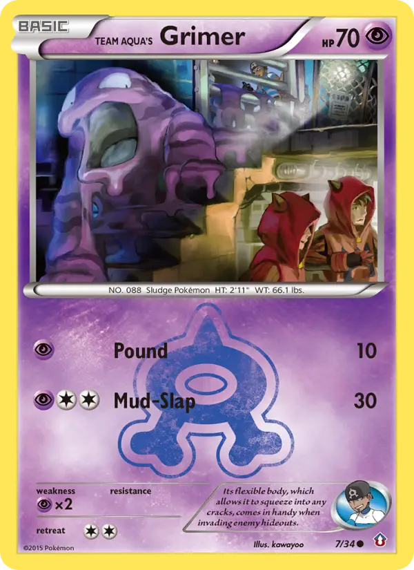 Grimer da Equipe Aqua 7/34
