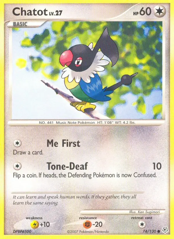 Chatot 74/130