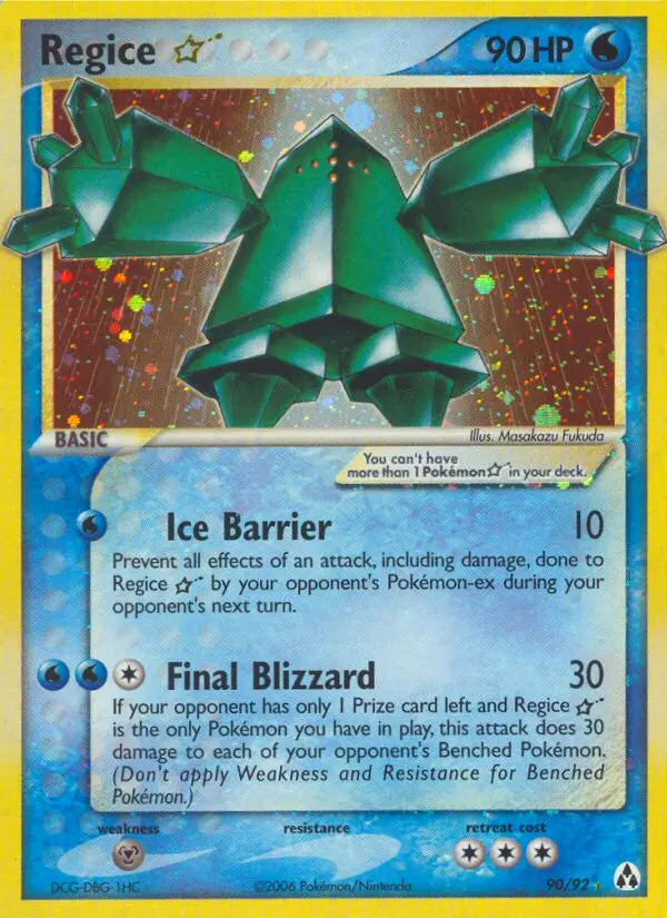 Regice Star 90/92