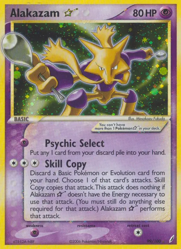 Alakazam Star 99/100