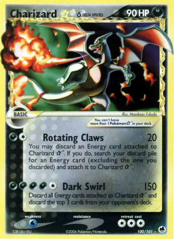 Charizard Star δ 100/101