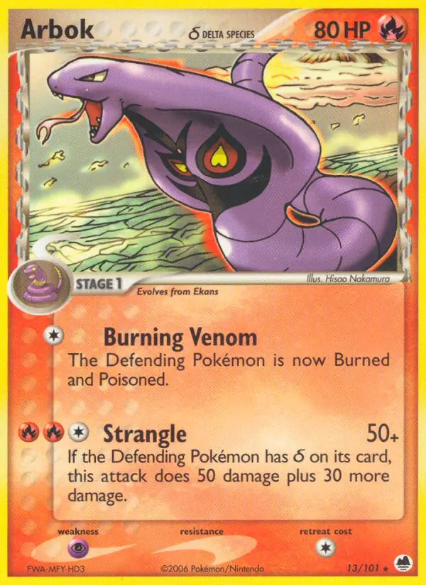 Arbok δ 13/101