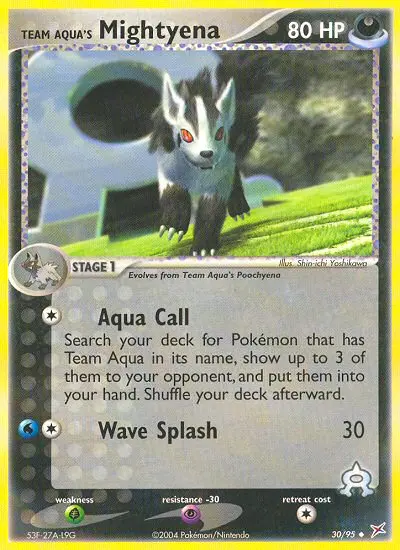Team Aqua's Mightyena 30/95