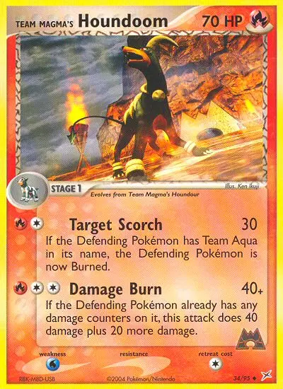 Team Magma's Houndoom 34/95