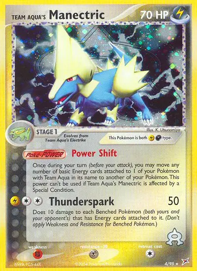 Team Aqua's Manectric 4/95