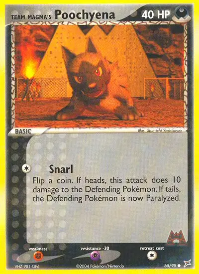 Team Magma's Poochyena 65/95