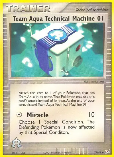Team Aqua's Technical Machine 01 79/95