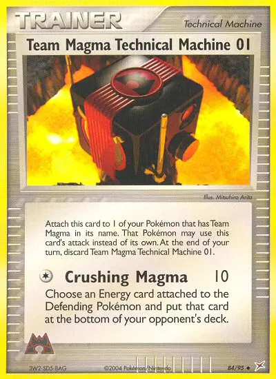 Team Magma's Technical Machine 01 84/95