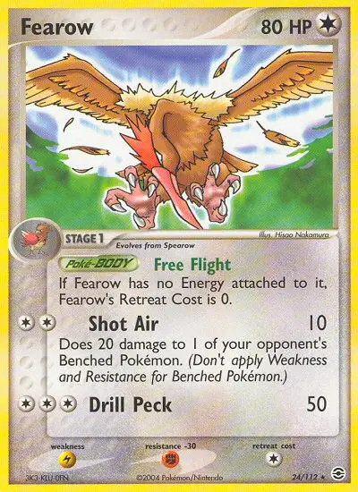 Carta Fearow — FireRed & LeafGreen 24/112
