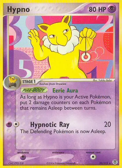 Carta Hypno — FireRed & LeafGreen 25/112