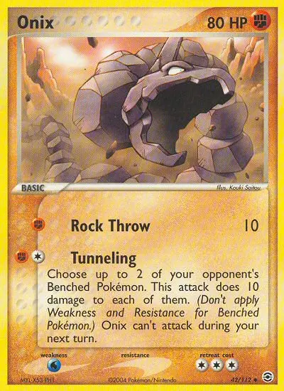 Carta Onix — FireRed & LeafGreen 42/112